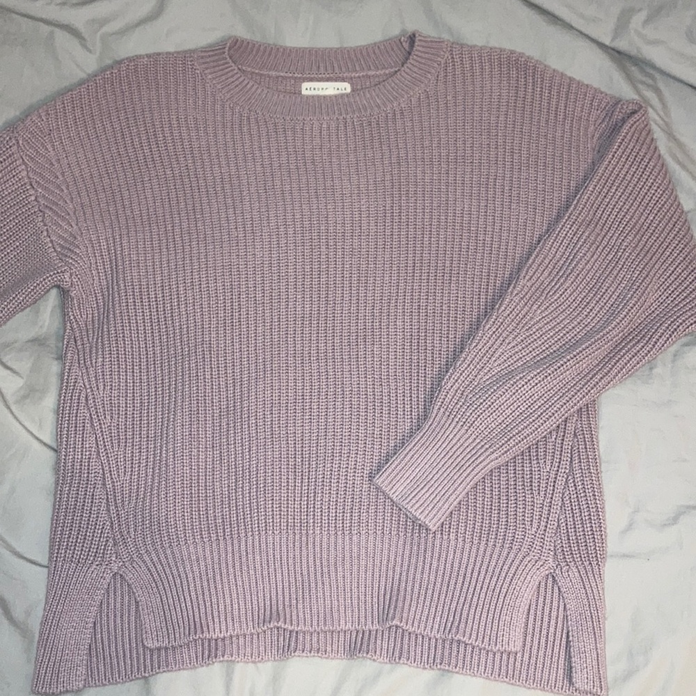 Purple Oversized Sweater